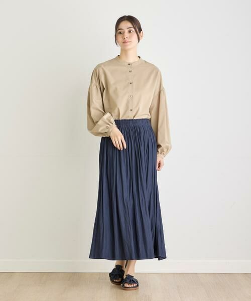 I.T.'S. international / イッツインターナショナル シャツ・ブラウス | 華やかニュアンスブラウス《スビン綿MIXローン》 | 詳細12