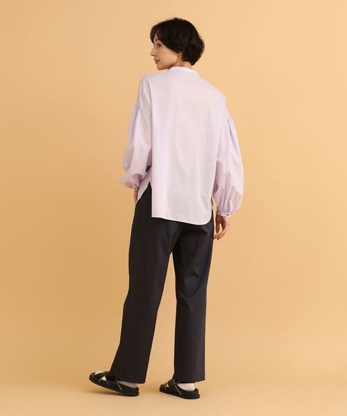 I.T.'S. international / イッツインターナショナル シャツ・ブラウス | 華やかニュアンスブラウス《スビン綿MIXローン》 | 詳細4