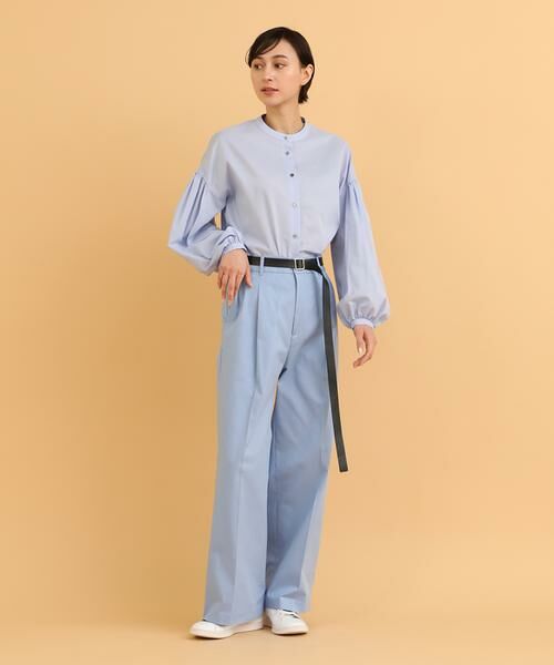 I.T.'S. international / イッツインターナショナル シャツ・ブラウス | 華やかニュアンスブラウス《スビン綿MIXローン》 | 詳細6