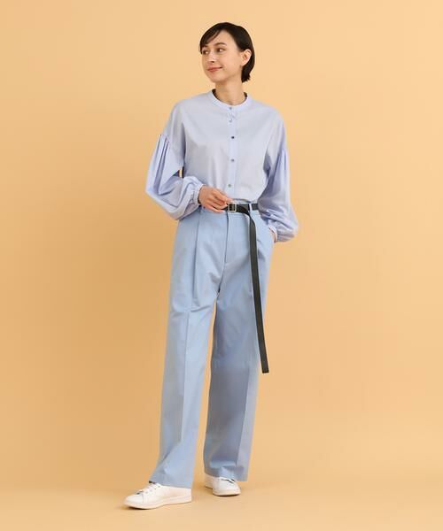 I.T.'S. international / イッツインターナショナル シャツ・ブラウス | 華やかニュアンスブラウス《スビン綿MIXローン》 | 詳細7