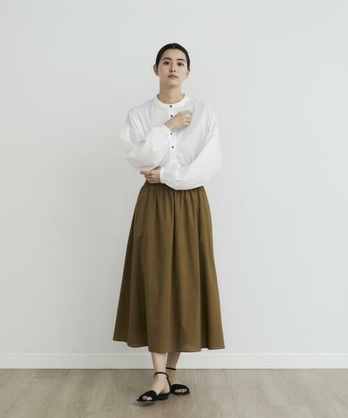 I.T.'S. international / イッツインターナショナル シャツ・ブラウス | 華やかニュアンスブラウス《スビン綿MIXローン》 | 詳細8