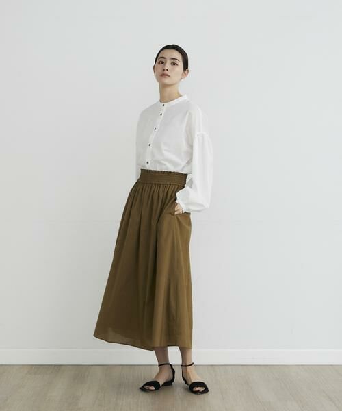 I.T.'S. international / イッツインターナショナル シャツ・ブラウス | 華やかニュアンスブラウス《スビン綿MIXローン》 | 詳細9