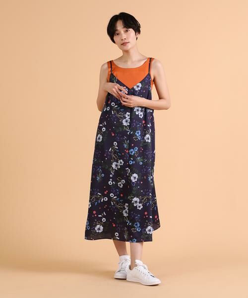 I.T.'S. international / イッツインターナショナル タンクトップ | サテン切り替えタンクトップ《スビン綿MIXフライス》 | 詳細15