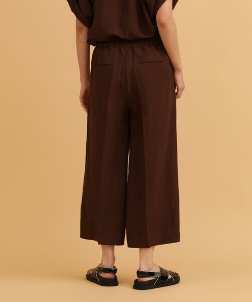 I.T.'S. international / イッツインターナショナル その他パンツ | ニューリネンワイドクロップドパンツ | 詳細14