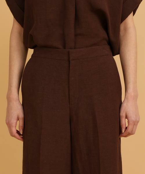 I.T.'S. international / イッツインターナショナル その他パンツ | ニューリネンワイドクロップドパンツ | 詳細15