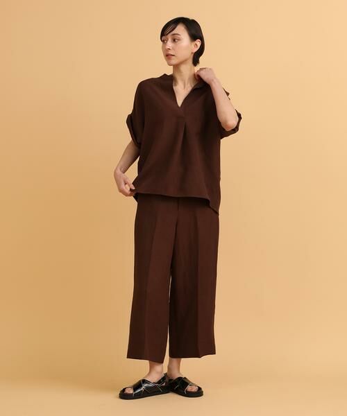 I.T.'S. international / イッツインターナショナル その他パンツ | ニューリネンワイドクロップドパンツ | 詳細2