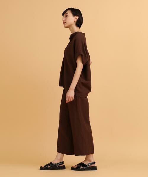 I.T.'S. international / イッツインターナショナル その他パンツ | ニューリネンワイドクロップドパンツ | 詳細3