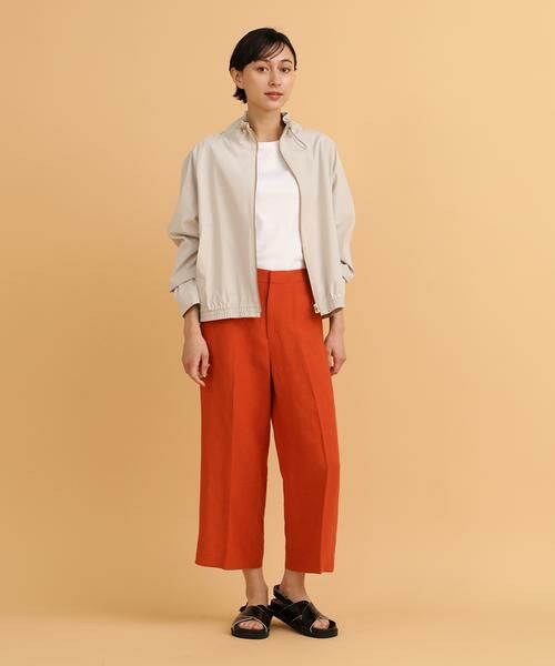 I.T.'S. international / イッツインターナショナル その他パンツ | ニューリネンワイドクロップドパンツ | 詳細7