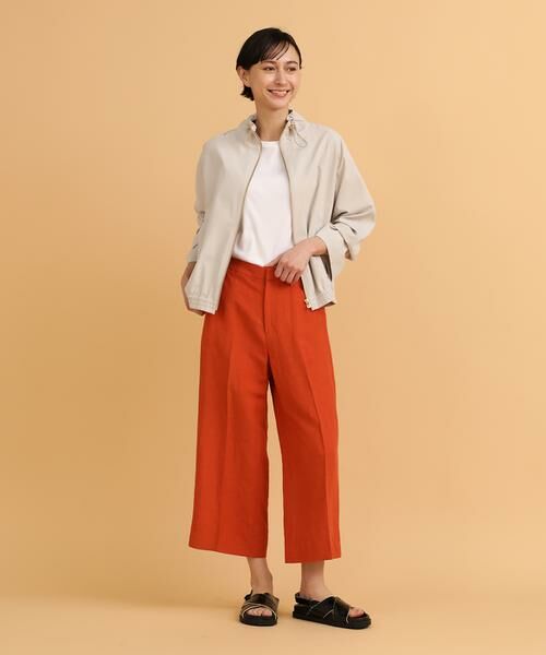I.T.'S. international / イッツインターナショナル その他パンツ | ニューリネンワイドクロップドパンツ | 詳細8