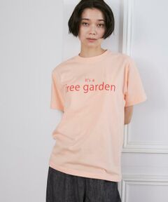 It's a free garden ロゴプリントTシャツ