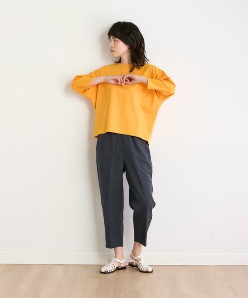 I.T.'S. international / イッツインターナショナル その他パンツ | テンセルリネンイージーパンツ | 詳細7
