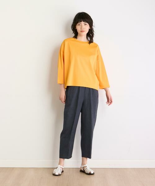 I.T.'S. international / イッツインターナショナル その他パンツ | テンセルリネンイージーパンツ | 詳細21
