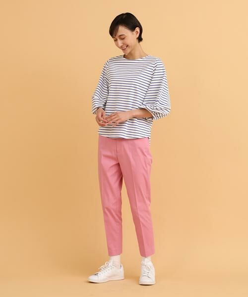 I.T.'S. international / イッツインターナショナル ショート・ハーフ・半端丈パンツ | 《丈長めサイズ/股下68cm・69cm》ベーシックコットンストレートパンツ | 詳細22