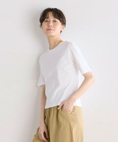 ベーシッククルーネックTシャツ《スビン綿MIXフライス》