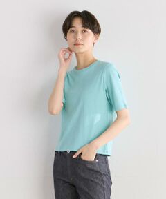 ベーシッククルーネックTシャツ《スビン綿MIXフライス》