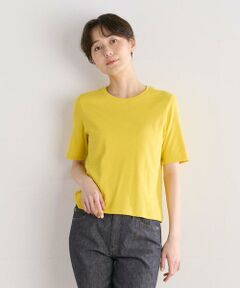 ベーシッククルーネックTシャツ《スビン綿MIXフライス》