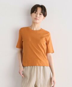 ベーシッククルーネックTシャツ《スビン綿MIXフライス》