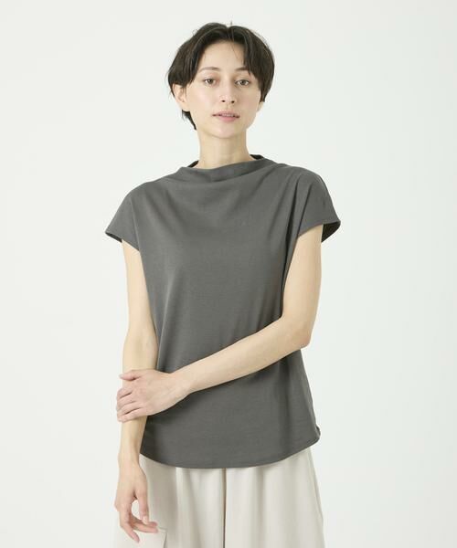 I.T.'S. international / イッツインターナショナル カットソー | ボトルネックカットソー《スビン綿MIXフライス》 | 詳細13