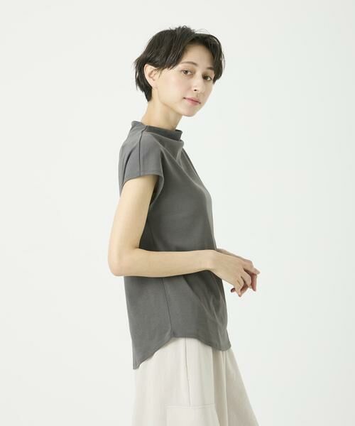 I.T.'S. international / イッツインターナショナル カットソー | ボトルネックカットソー《スビン綿MIXフライス》 | 詳細14