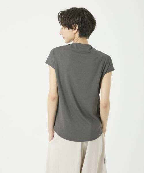 I.T.'S. international / イッツインターナショナル カットソー | ボトルネックカットソー《スビン綿MIXフライス》 | 詳細15