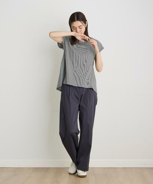 I.T.'S. international / イッツインターナショナル Tシャツ | バックペプラムカットソー | 詳細23