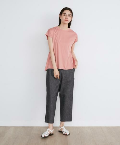 I.T.'S. international / イッツインターナショナル Tシャツ | バックペプラムカットソー | 詳細15