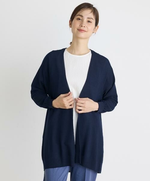 I.T.'S. international / イッツインターナショナル カーディガン・ボレロ | 大人艶ニットカーディガン《Cuoo》 | 詳細16
