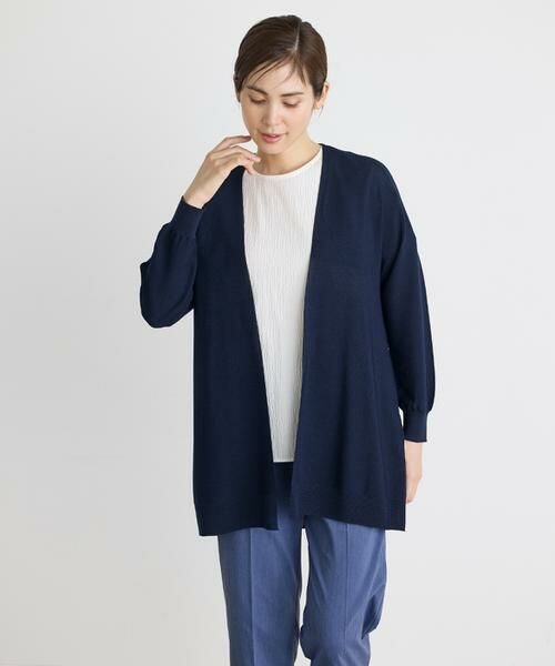 I.T.'S. international / イッツインターナショナル カーディガン・ボレロ | 大人艶ニットカーディガン《Cuoo》 | 詳細28