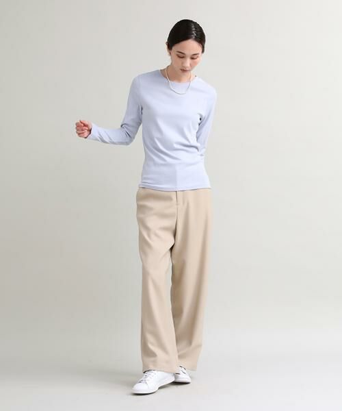 I.T.'S. international / イッツインターナショナル カットソー | ベーシッククルーネックカットソー《スビン綿MIXフライス》 | 詳細26