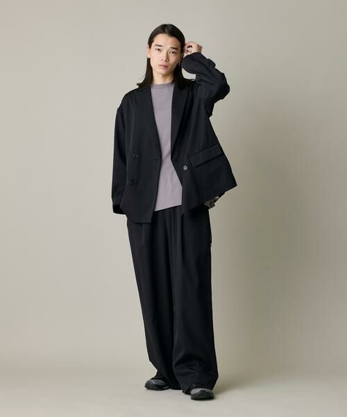 I.T.'S. international / イッツインターナショナル テーラードジャケット | 《ユニセックス》ライトツイルダブルジャケット | 詳細29
