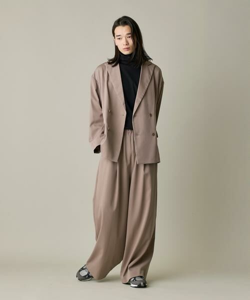 I.T.'S. international / イッツインターナショナル テーラードジャケット | 《ユニセックス》ライトツイルダブルジャケット | 詳細23