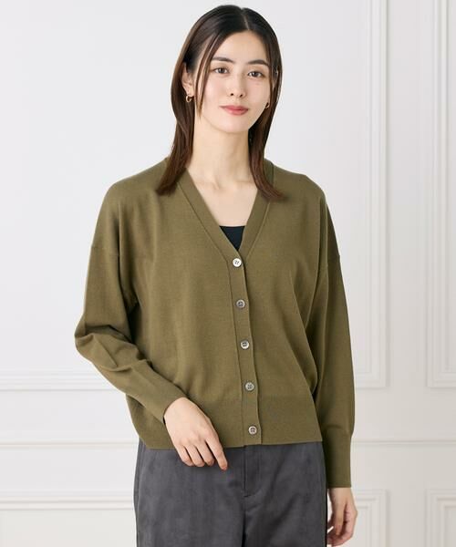 I.T.'S. international / イッツインターナショナル カーディガン・ボレロ | Vネックカーディガン《Cuoo TWIST》 | 詳細1
