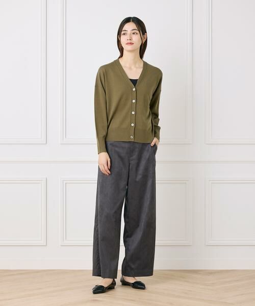 I.T.'S. international / イッツインターナショナル カーディガン・ボレロ | Vネックカーディガン《Cuoo TWIST》 | 詳細2