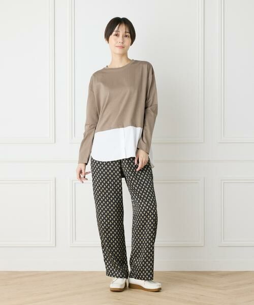 I.T.'S. international / イッツインターナショナル Tシャツ | シャツレイヤード風カットソー | 詳細9