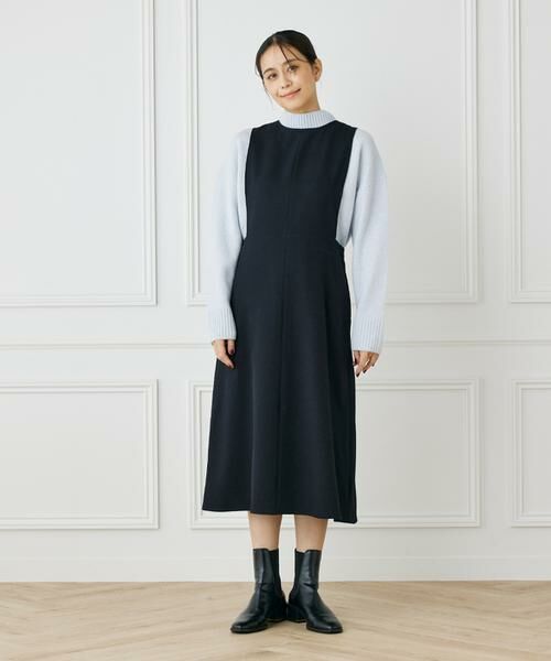 I.T.'S. international / イッツインターナショナル サロペット・オールインワン | ウールライクフレアジャンパースカート | 詳細9