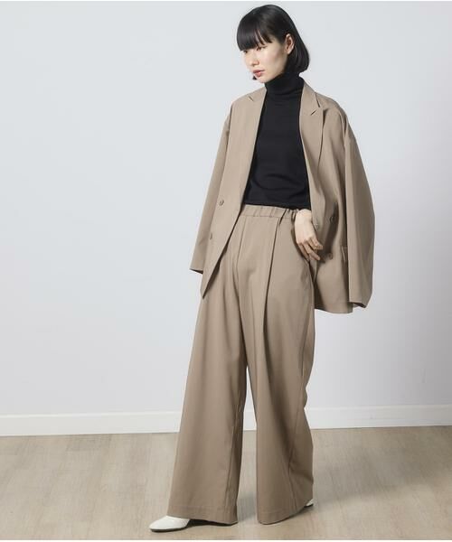 I.T.'S. international / イッツインターナショナル その他パンツ | 《ユニセックス》ライトツイルワイドストレートパンツ | 詳細2