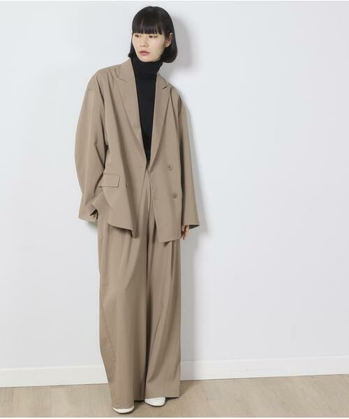 I.T.'S. international / イッツインターナショナル その他パンツ | 《ユニセックス》ライトツイルワイドストレートパンツ | 詳細3