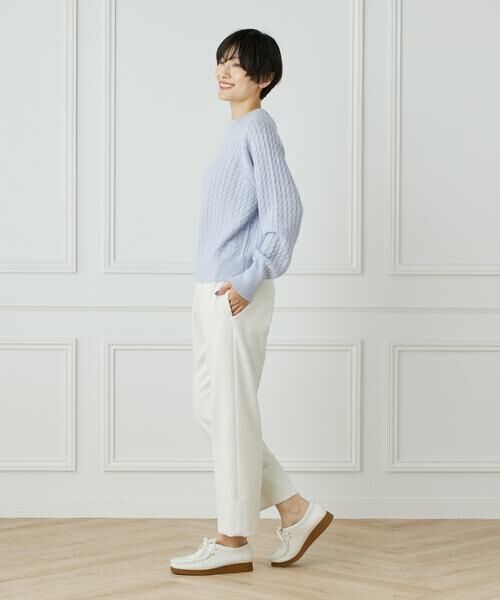 I.T.'S. international / イッツインターナショナル ニット・セーター | ケーブル柄クルーネックアルパカニット | 詳細25