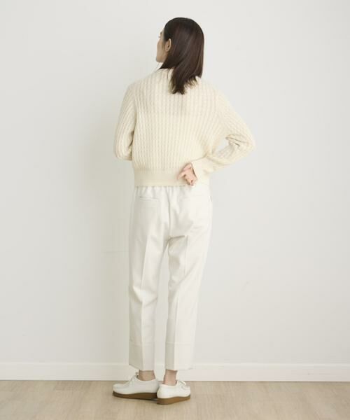 I.T.'S. international / イッツインターナショナル ニット・セーター | ケーブル柄クルーネックアルパカニット | 詳細19