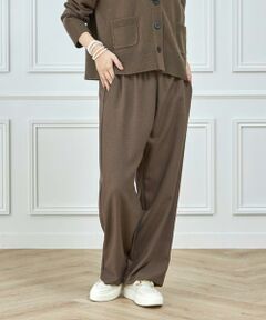 I.T.'S. international / イッツインターナショナル その他パンツ | ウール調ストレートイージーパンツ