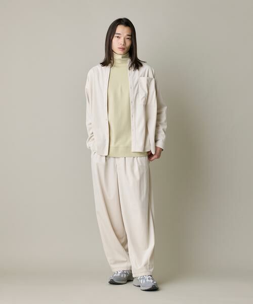 I.T.'S. international / イッツインターナショナル シャツ・ブラウス | 《ユニセックス》ミルキーコールバンドカラーシャツ | 詳細6