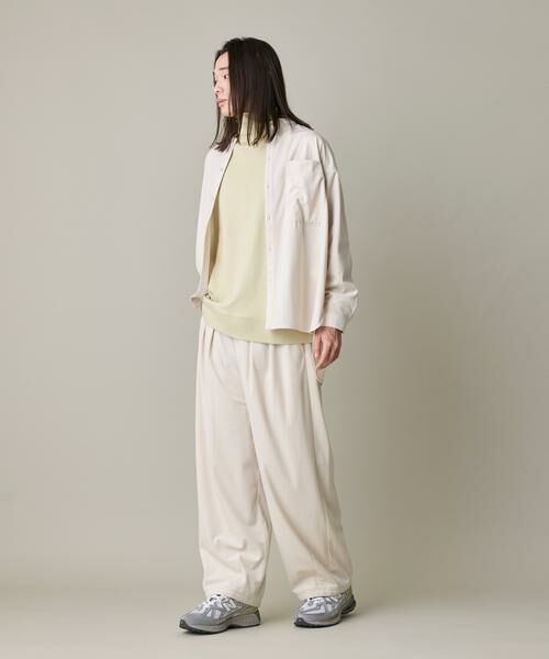 I.T.'S. international / イッツインターナショナル シャツ・ブラウス | 《ユニセックス》ミルキーコールバンドカラーシャツ | 詳細7