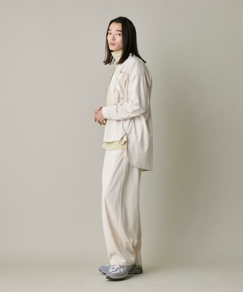 I.T.'S. international / イッツインターナショナル シャツ・ブラウス | 《ユニセックス》ミルキーコールバンドカラーシャツ | 詳細8