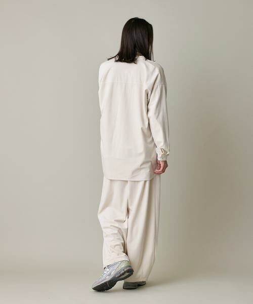 I.T.'S. international / イッツインターナショナル シャツ・ブラウス | 《ユニセックス》ミルキーコールバンドカラーシャツ | 詳細9