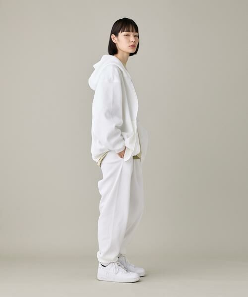 JACKBANNY ホワイト ワッフル生地 パンツ レディース Mサイズ Jack Bunny!! 【新品】ジャックバニー パンツ 白×シルバー