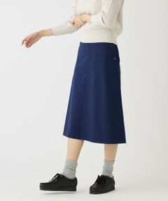 I.T.'S. international / イッツインターナショナル ミニ・ひざ丈スカート | フロントボタンAラインスカート