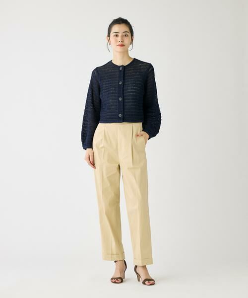 I.T.'S. international / イッツインターナショナル スラックス・ドレスパンツ | ワンタックテーパードパンツ | 詳細4