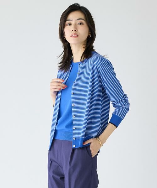 I.T.'S. international/イッツインターナショナル カラーニットアンサンブル《SMART ICE》 ブルー1 11 I.T.'S. international/イッツインターナショナル カラーニットアンサンブル《SMART ICE》 ブルー1 11