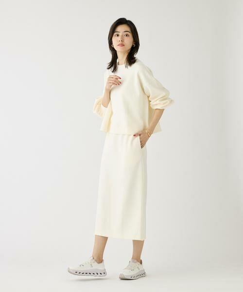 I.T.'S. international / イッツインターナショナル ロング・マキシ丈スカート | ブークレーダンボールイージースカート | 詳細3