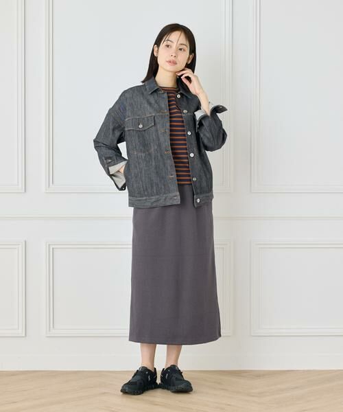 I.T.'S. international / イッツインターナショナル ロング・マキシ丈スカート | ブークレーダンボールイージースカート | 詳細8